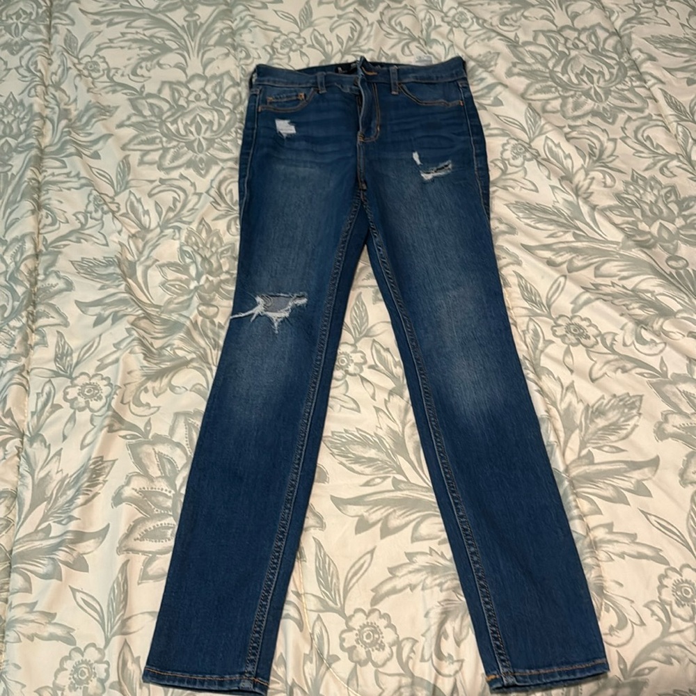 Hollister high rise super skinny jeans size 1s waist 25 length 28